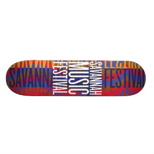 Skateboard Festival de musique de la savane