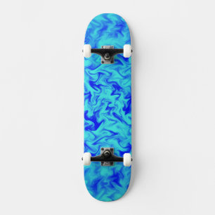 Skateboard Feu bleu