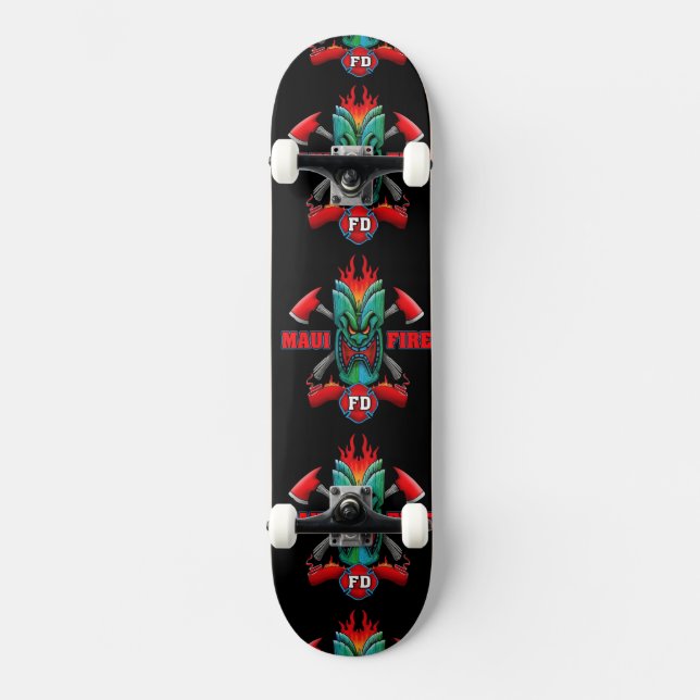 Skateboard Feu Maui (Recto)