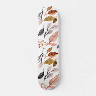 Skateboard feuille d'arbre