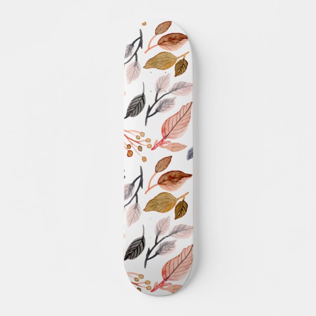 Skateboard feuille d'arbre (Devant)