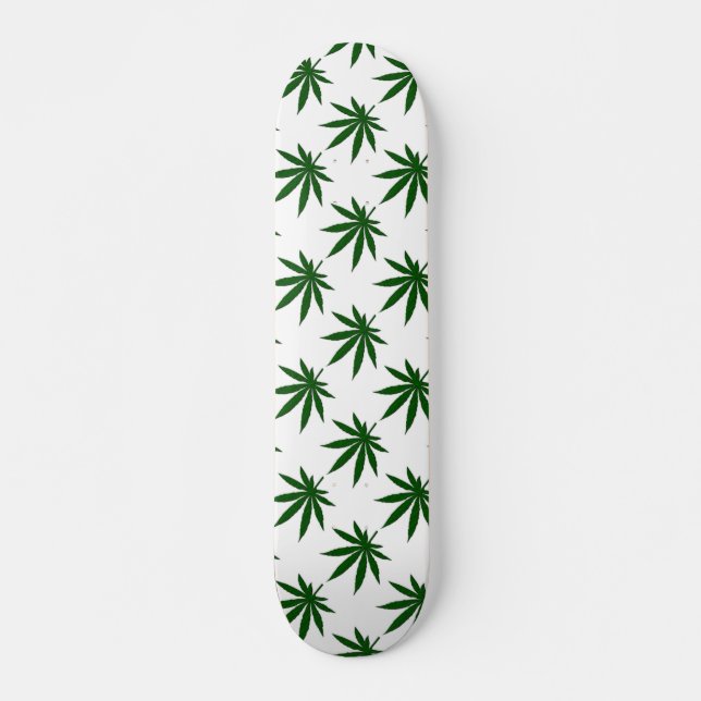 Skateboard Feuille de mauvaises herbes (Devant)