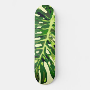 Skateboard Feuille de monstère tropicale -