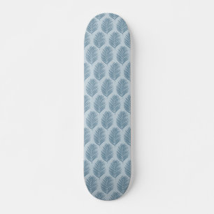 Skateboard Feuille de palmier bleu clair