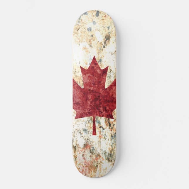 Skateboard Feuille d'érable canadienne (Recto)