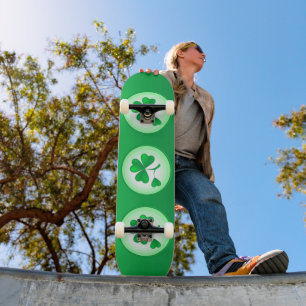 Skateboard Feuille shamrock