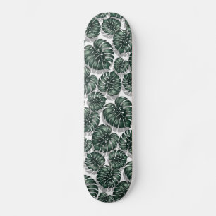 Skateboard feuilles tropicaux