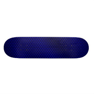 Skateboard Fibre bleue de carbone