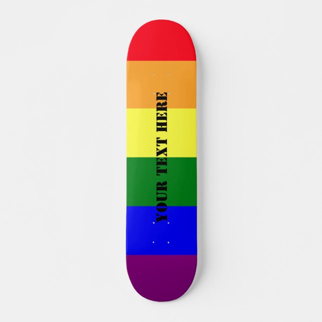 Skateboard Fierté LGBT (Devant)