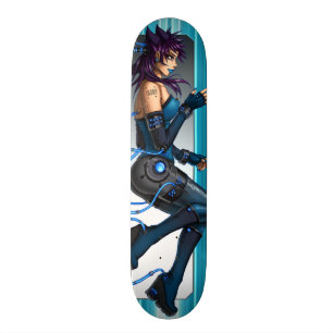 Skateboard Fille d'Anime de la science fiction