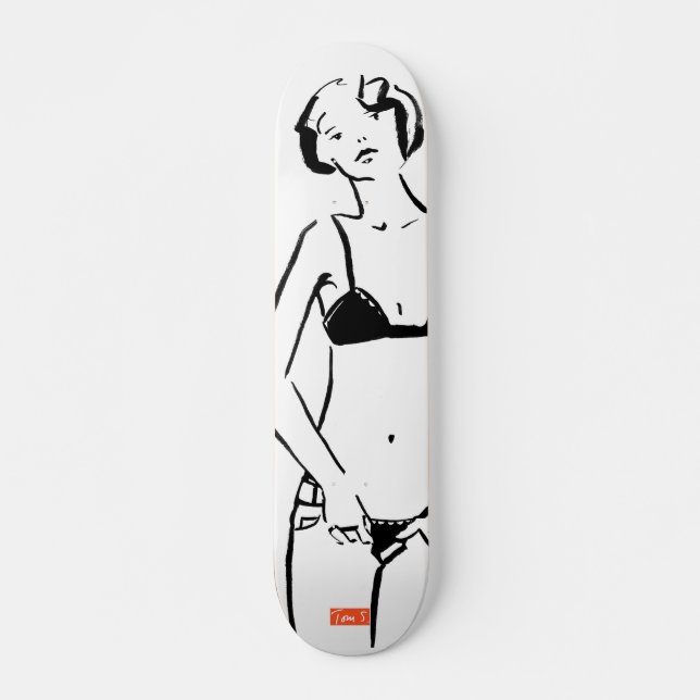 Skateboard Fille de panneau de patin (Devant)