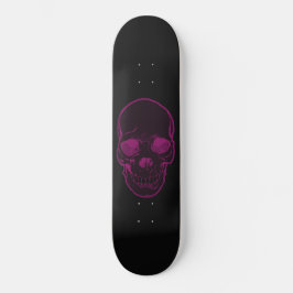 Skateboard Filles abstraites rose et noir de graphiques de