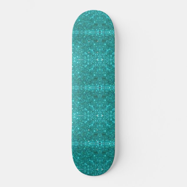 Skateboard Filles Blue Sparkle (Recto)