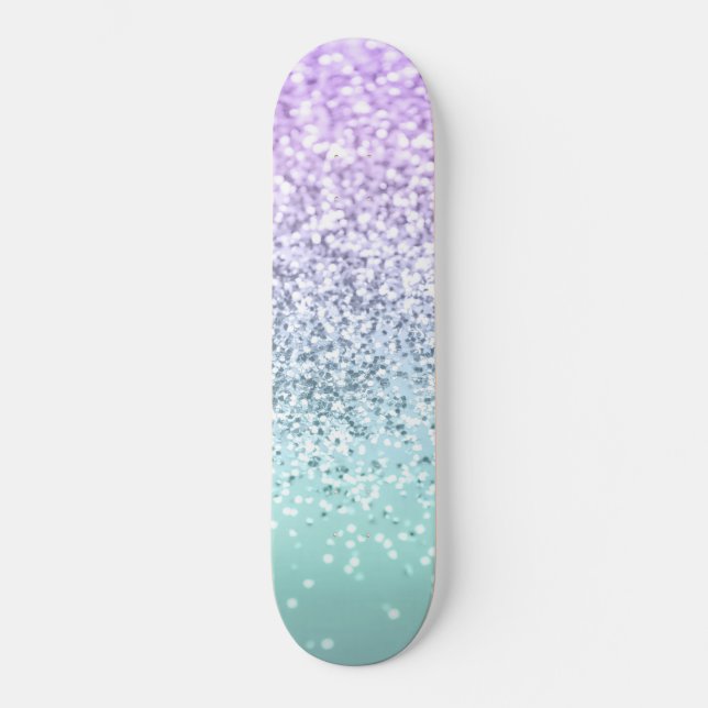 Skateboard Filles Sirènes Parties scintillant 1b (Parties sci (Recto)