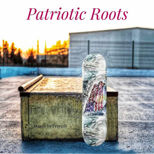 Skateboard Fireworks Backdrop II Skate