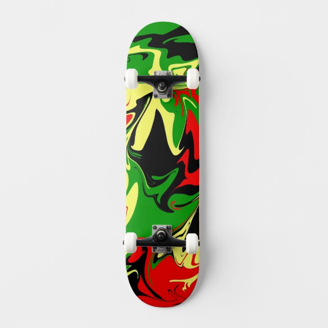 Skateboard Fissures afrocentriques (Recto)