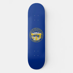 Skateboard Flag du Nebraska