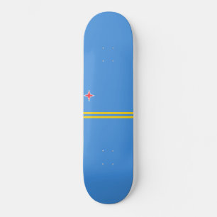 Skateboard Flag of Aruba