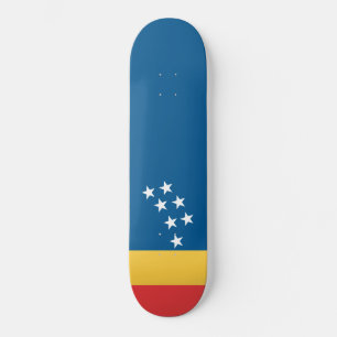 Skateboard Flag of Durham (North Carolina, USA)