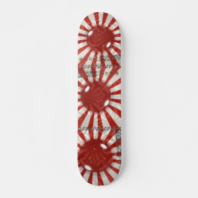 Skateboard flagball japonais (Devant)