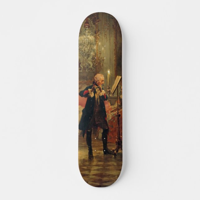 Skateboard Flamand de musique (Devant)