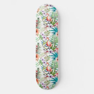 Skateboard Flamant rose flamboyant Jardin naturel tropical mo