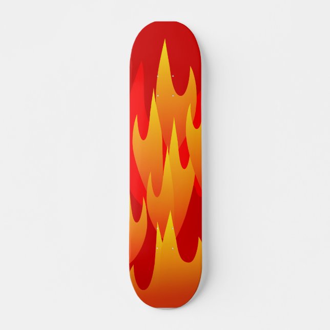 Skateboard Flames Skate (Devant)