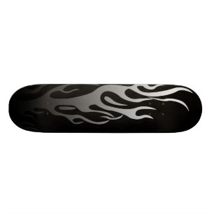 Skateboard flamme foncée
