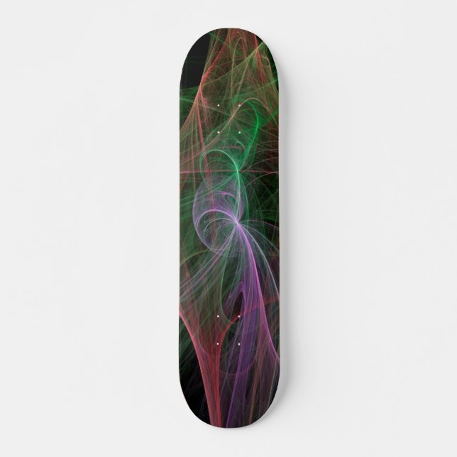Skateboard Flamme spatiale (Devant)