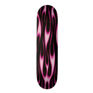 Skateboard Flammes de roses indien