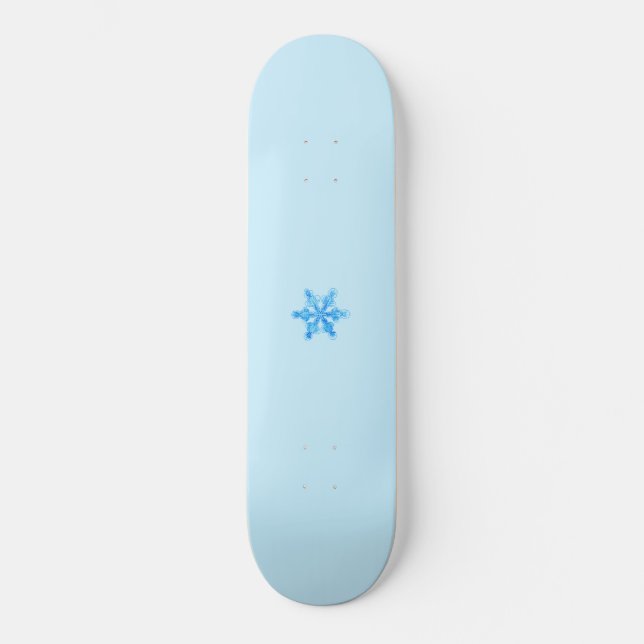 Skateboard Flèche de neige Blue Winter (Recto)