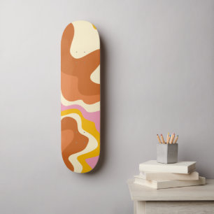 Skateboard Flèches rétro les années 70 perches géométriques e