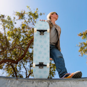 Skateboard Fléchettes de neige, Bleu glacé, Fléchettes de nei