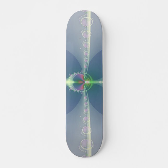 Skateboard Fleur Bleue (Devant)
