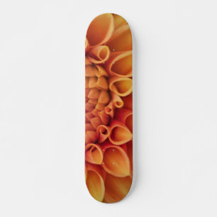 Skateboard Fleur Centre Orange Dahlia