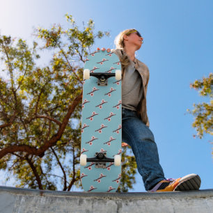 Skateboard Fleur de cerisier, Sakura, motif floral rose