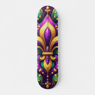 Skateboard fleur de lis