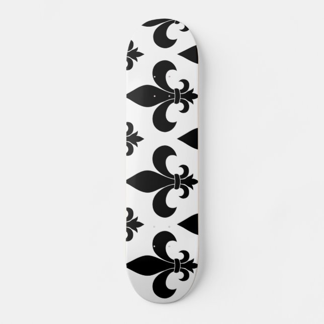 Skateboard Fleur de lis motif (Recto)