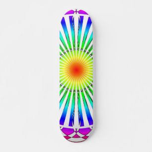 Skateboard Fleur d'été