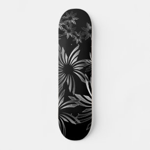 Skateboard Fleurs d'argent