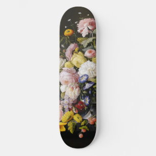 Skateboard Fleurs et fruits vintages