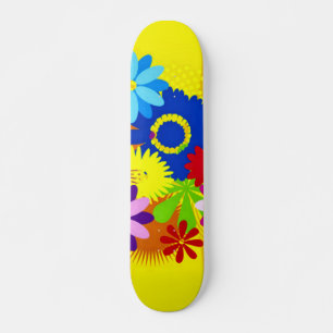 Skateboard Fleurs hawaïennes Penny Custom Pro Long Board