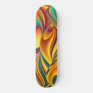 Skateboard Fleurs Magiques de Printemps Eté Automne
