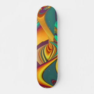Skateboard Fleurs Magiques de Printemps Été Automne