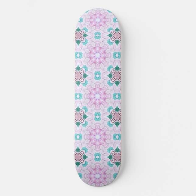 SKATEBOARD FLORAL ROSE (Recto)