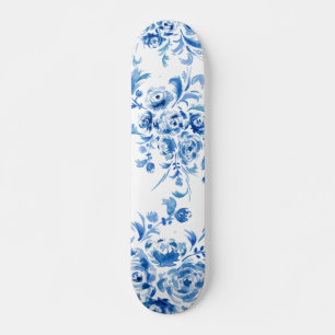 Skateboard Flore bleue portugaise