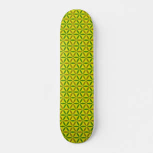 Skateboard Flower of Life - stamp pattern - BG 3