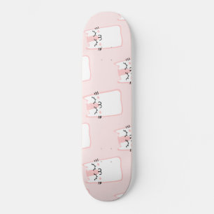 Skateboard Fluffy Kawaii Fraise Marshmallow Kitties