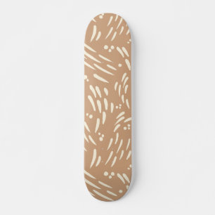 Skateboard Flux dans Tan et Crème