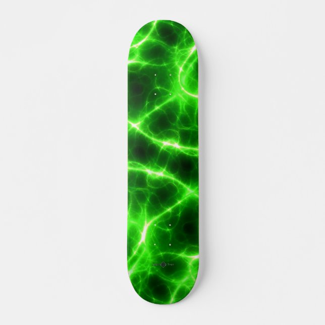 Skateboard Flux de feu vert (Devant)